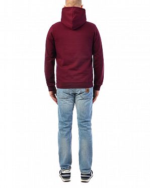 Толстовка мужская с капюшоном Iriedaily Hipster Maroon Mel