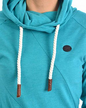 Футболка с длинным рукавом и капюшоном Naketano Mandy Fresh Green Футболка с длинным рукавом и капюшоном Naketano Mandy Fresh Green