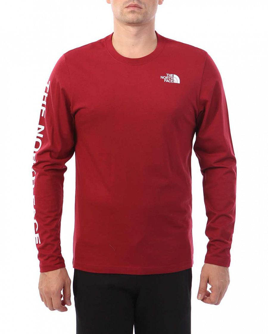 Футболка с длинным рукавом The North Face Dome Sleeve Print Red отзывы