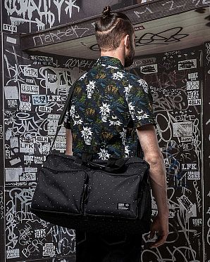 Сумка дорожная Brownbreath Oblique Cordura Boston Black Dot Сумка дорожная Brownbreath Oblique Cordura Boston Black Dot
