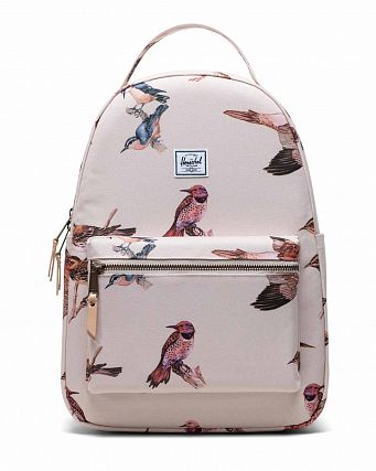 Рюкзак городской для 13 ноутбука Herschel Nova Mid-Volume Natural Birds