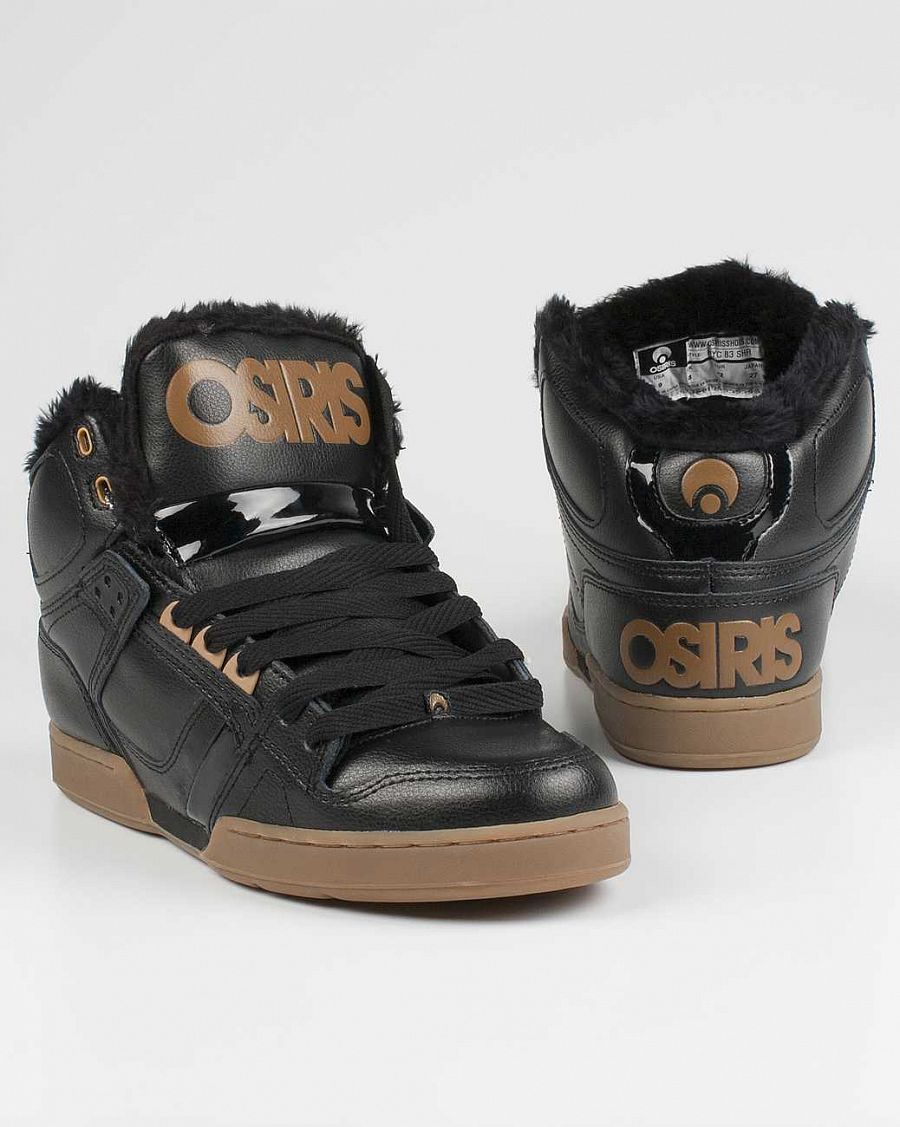 Зимние Кеды Osiris Nyc 83 Shrearling Black tan gum отзывы