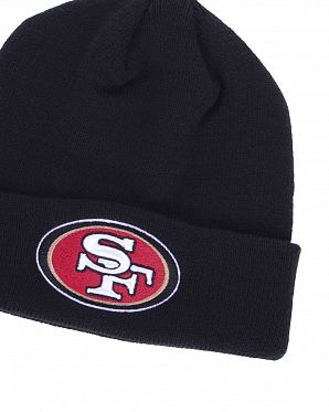 Шапка Бини с подворотом '47 Brand NFL San Francisco 49ers Black Шапка Бини с подворотом '47 Brand NFL San Francisco 49ers Black