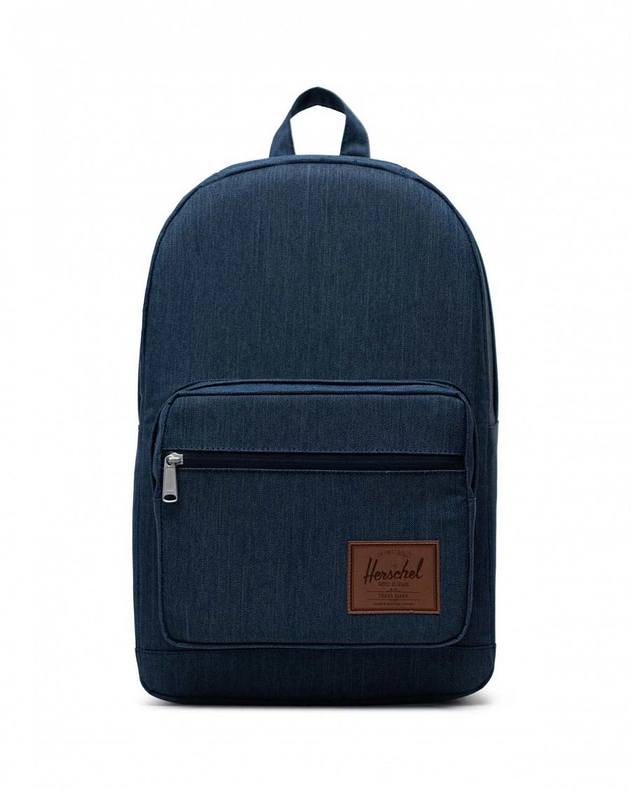 Рюкзак водоотталкивающий с отделом для 15 ноутбука Herschel Pop Quiz Indigo Denim Crosshatch отзывы