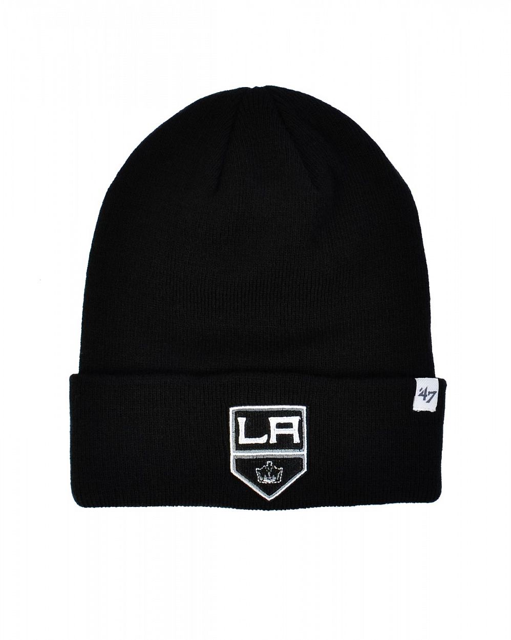 Шапка универсальная с подворотом '47 Brand Raised Los Angeles Kings Black отзывы