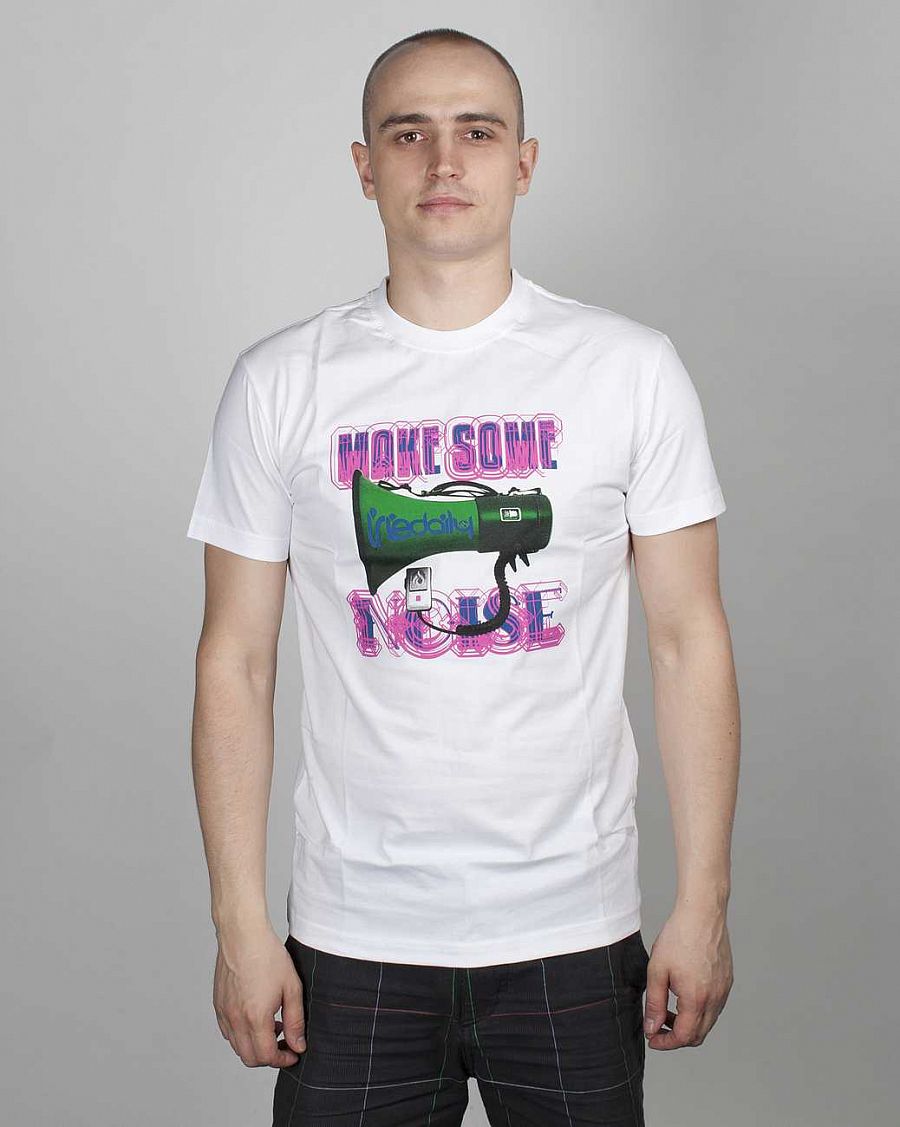 купить Футболка Iriedaily Some Noise Tee White в Москве купить Футболка Iriedaily Some Noise Tee White в Москве