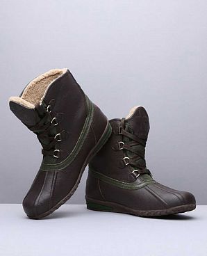 Ботинки мужские кожаные водонепроницаемые Psyberia Jack Brown Green Ботинки мужские кожаные водонепроницаемые Psyberia Jack Brown Green
