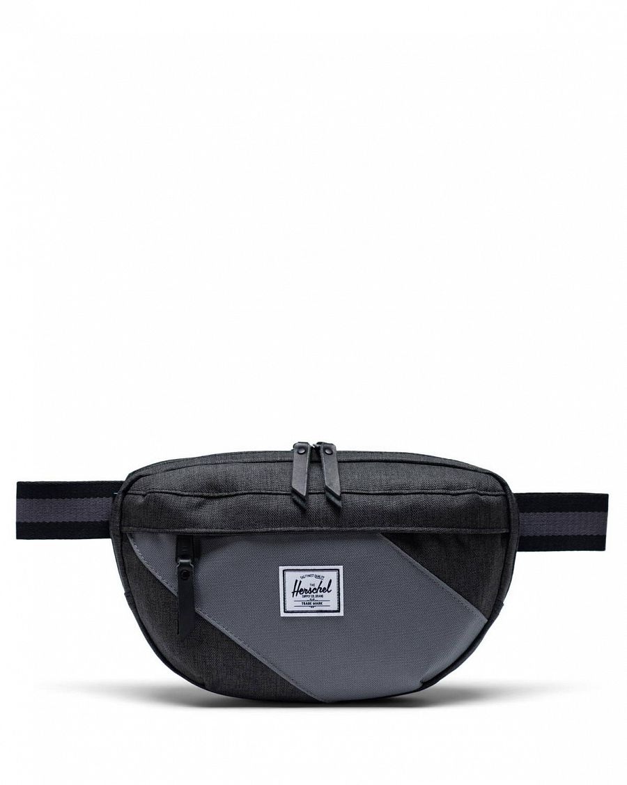 Сумка поясная водостойкая Herschel Nineteen Black Crosshatch Quiet Shade Periscope отзывы