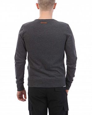 Толстовка мужская свитшот Naketano Until The Pain Starts Anthracite Толстовка мужская свитшот Naketano Until The Pain Starts Anthracite