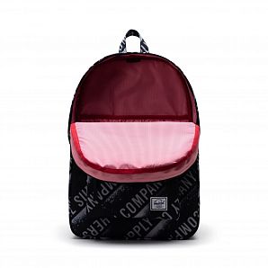 Рюкзак водоотталкивающий с карманом для 15 ноутбука Herschel Heritage Stencil Roll Call Black Рюкзак водоотталкивающий с карманом для 15 ноутбука Herschel Heritage Stencil Roll Call Black