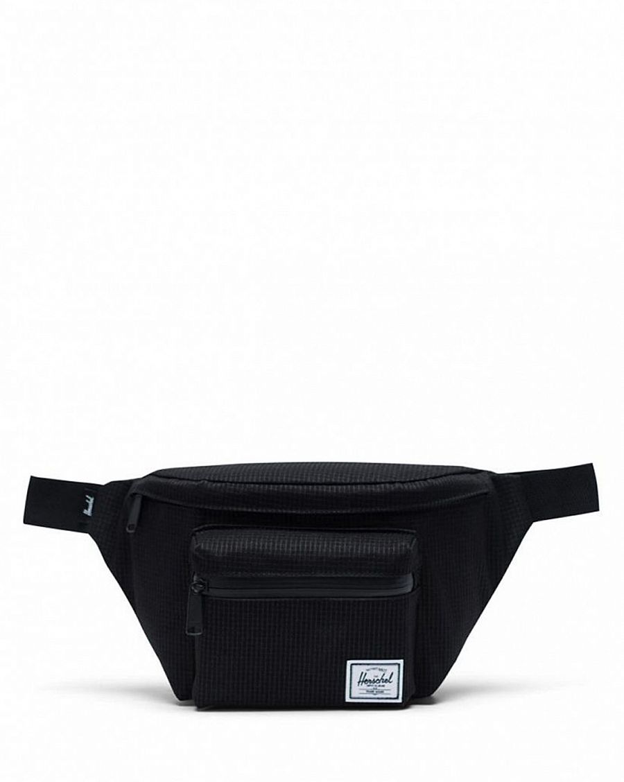 Сумка поясная Herschel Seventeen Dark Grid Black отзывы