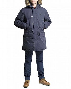 Куртка-парка на пуху Fred Perry J3270 Down Arctic Jacket Navy Куртка-парка на пуху Fred Perry J3270 Down Arctic Jacket Navy