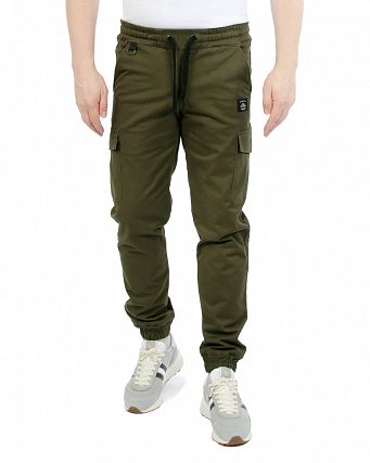 Джоггеры мужские зимние карго Cool Penguin JMTL 1713W Green