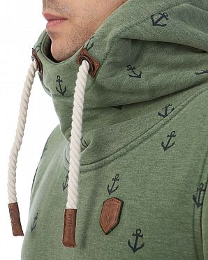 Толстовка мужская с капюшоном Naketano Германия Suprame Green