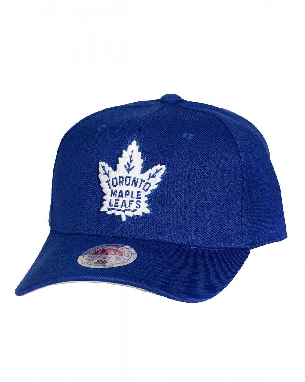 Бейсболка с изогнутым козырьком Mitchell and Ness Stretch Wool Fitted Toronto Maple Leafs Navy отзывы