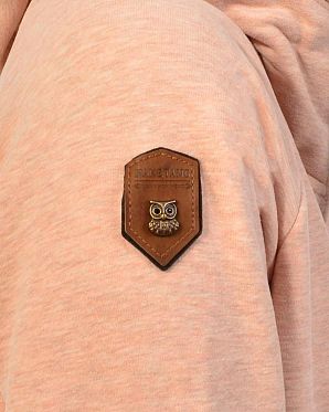 Толстовка женская на молнии с капюшоном Naketano Brazzo Pastel Pink