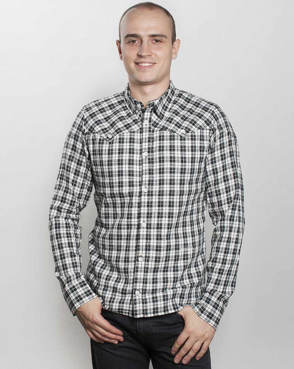 купить Рубашка Makia Admin Shirt Green Black White в Москве купить Рубашка Makia Admin Shirt Green Black White в Москве