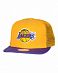 Бейсболка летняя с сеткой Mitchell and Ness Untruck Los Angeles Lakers Yellow