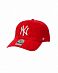 Бейсболка классическая с изогнутым козырьком '47 Brand Clean Up New York Yankees Red