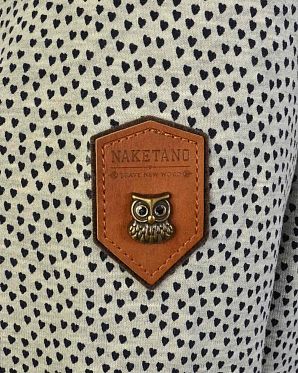 Толстовка женская с капюшоном Naketano Pavian Grey Melange Толстовка женская с капюшоном Naketano Pavian Grey Melange