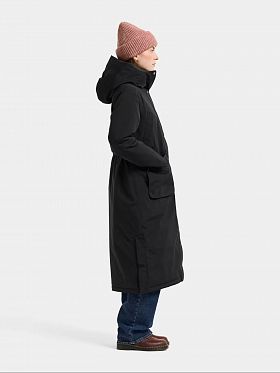 Парка женская зимняя водонепроницаемая Didriksons Leya Long Black Black