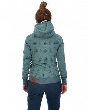 Толстовка женская на молнии с капюшоном Naketano Stern aller Brazzos V Forrest Melange