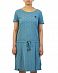 Платье женское короткий рукав и карманами Naketano EL Majmuni Ankerdizzel III Light Blue Melange отзывы