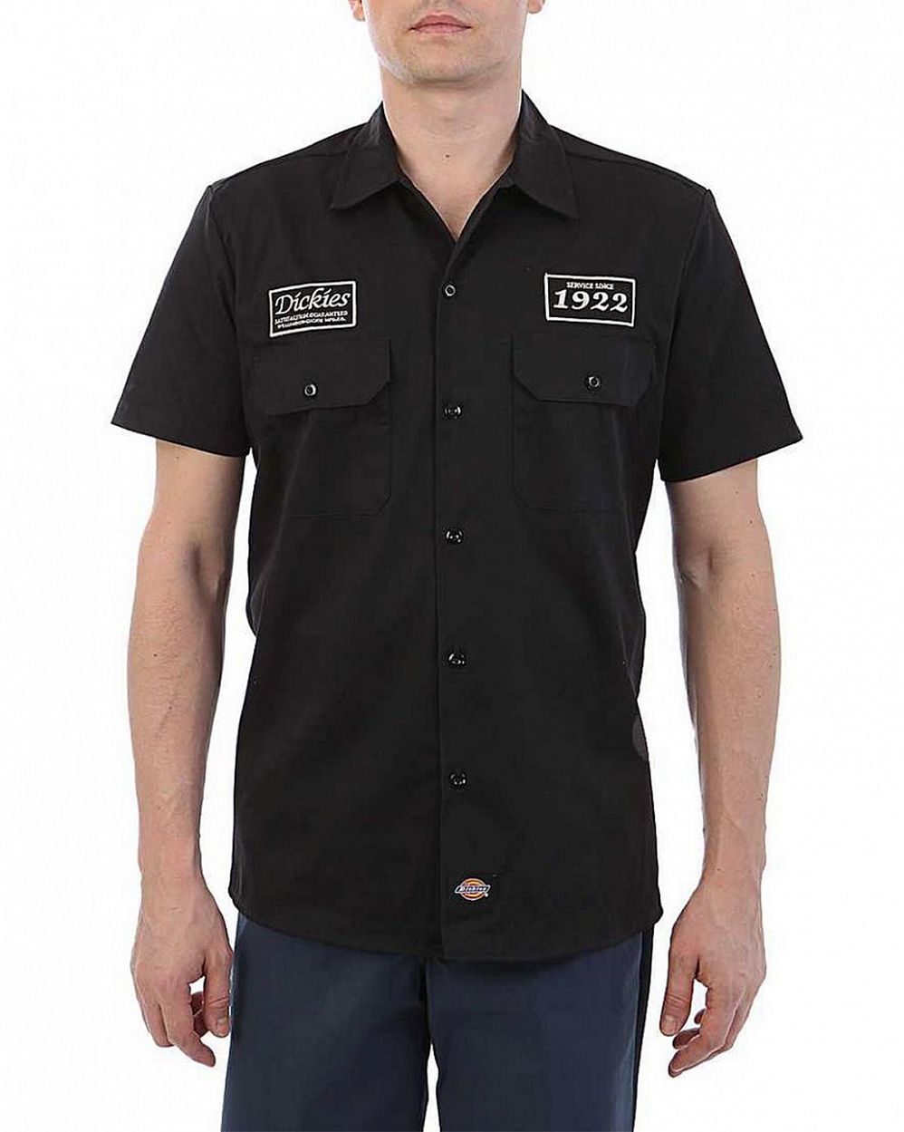 Рубашка мужская с коротким рукавом Dickies 1922 North Irwin Black отзывы