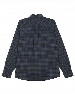 Мужская рубашка с длинным рукавом Carhartt Shawn Check Conifer Rinsed Мужская рубашка с длинным рукавом Carhartt Shawn Check Conifer Rinsed