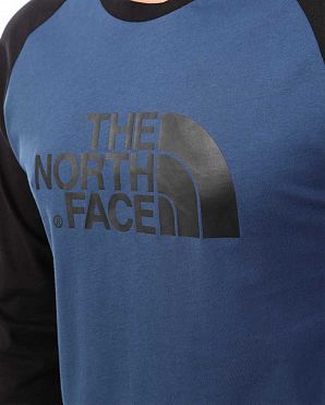 Футболка с длинным рукавом The North Face T-Shirt Black Navy Футболка с длинным рукавом The North Face T-Shirt Black Navy