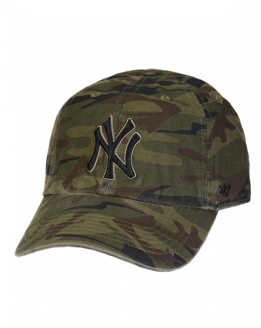 Бейсболка  '47 Brand Clean Up New York Yankees Dark Camo отзывы