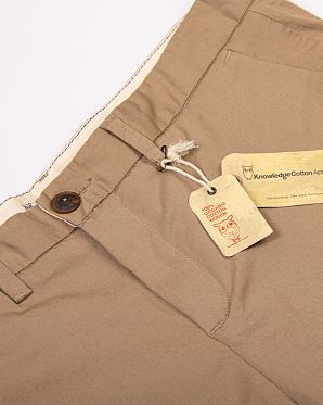 Шорты мужские бермуды Knowledge Cotton Apparel Hopsack Khaki