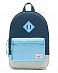 Рюкзак маленький Herschel Heritage Kids Black Medieval Blue Light Grey отзывы