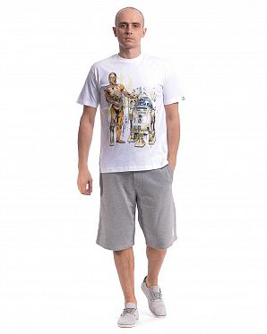 Шорты мужские повседневные WeSC Arto Melange Grey