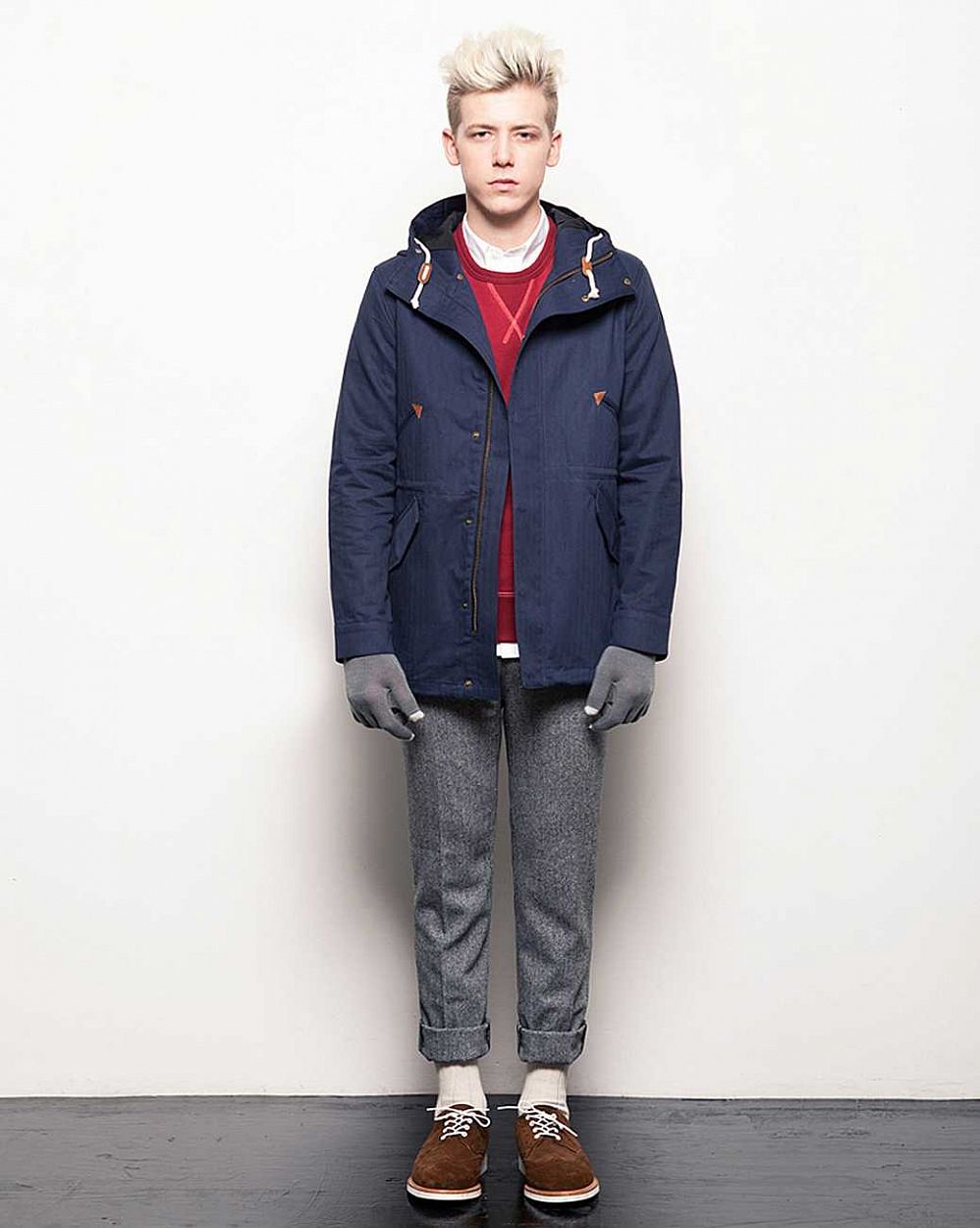 купить Куртка Studio Viva Rxonly Parka Navy Brown в Москве купить Куртка Studio Viva Rxonly Parka Navy Brown в Москве