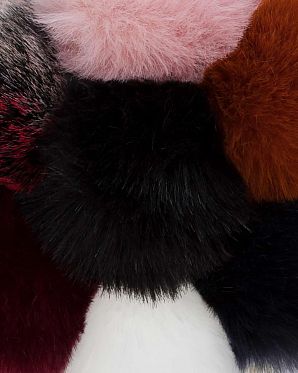 Шапка с помпоном зимняя женская Канада KyiKyi Classic Faux Fur Pink