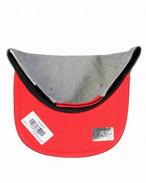 Бейсболка с прямым козырьком Mitchell and Ness TEAM POP Detroit Red Wings Grey Red Бейсболка с прямым козырьком Mitchell and Ness TEAM POP Detroit Red Wings Grey Red