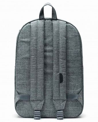 Рюкзак водоотталкивающий с карманом для 15 ноутбука Herschel Heritage Raven Crosshatch Black