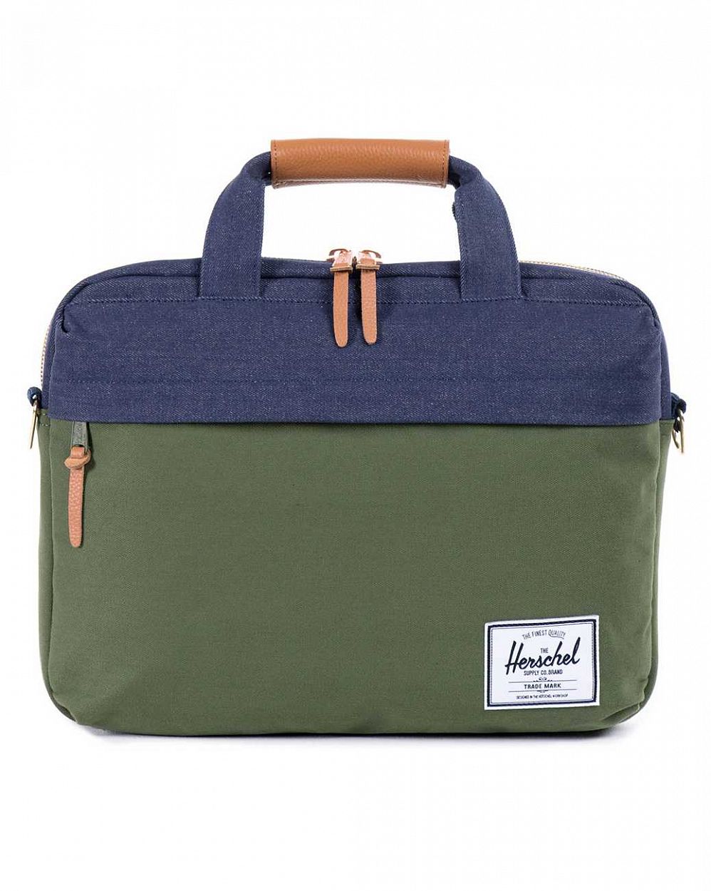 Сумка Herschel Clark Dark Army Coated Cotton CanvasIndigo Denim отзывы