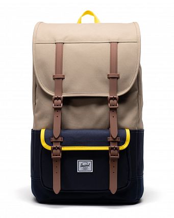 Рюкзак Herschel Little America Pro 11038 KELP/PEACOAT/CYBER YELLOW/SADDLE