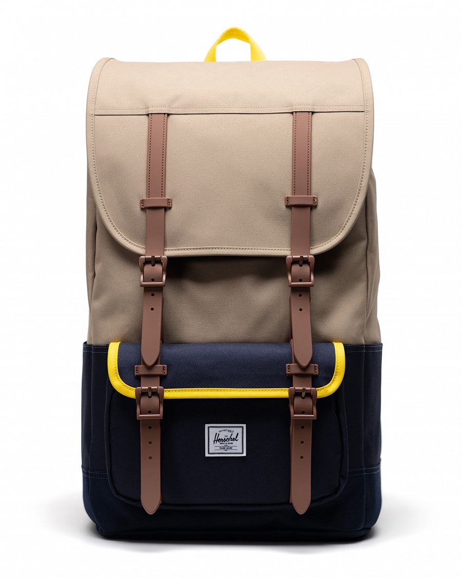 Рюкзак Herschel Little America Pro 11038 KELP/PEACOAT/CYBER YELLOW/SADDLE отзывы