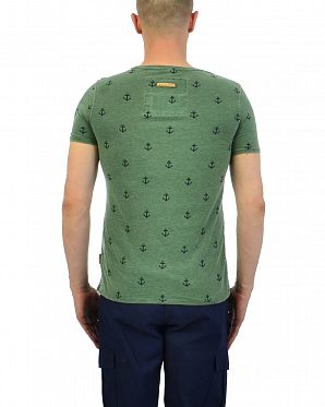 Футболка мужская Naketano El Master Del Pine Green Футболка мужская Naketano El Master Del Pine Green