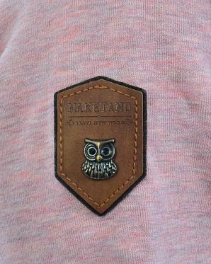 Толстовка женская на молнии с капюшоном Naketano Brazzo Schmutzmuschi Pink