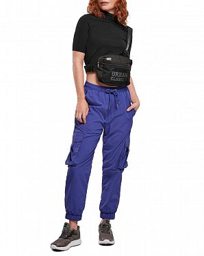 Джоггеры женские карманами Urban Classics Bluepurple Джоггеры женские карманами Urban Classics Bluepurple