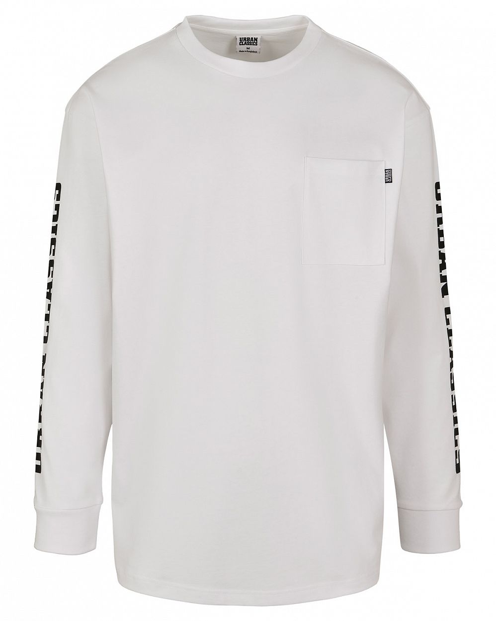 Футболка с длинным рукавом Urban Classics Logo Boxy Pocket White отзывы