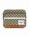 Чехол органайзер водоотталкивающий Herschel Pop Quiz iPad Olive Polka Dot