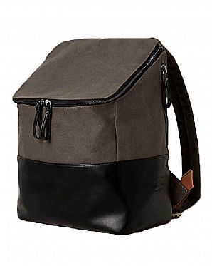 Рюкзак тканевый с кожаным дном YellowStone Hippo Bag Grey Рюкзак тканевый с кожаным дном YellowStone Hippo Bag Grey