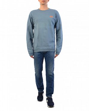 Толстовка мужская свитшот Wesc Speak Up Men's Crewneck Blue Graphite Толстовка мужская свитшот Wesc Speak Up Men's Crewneck Blue Graphite