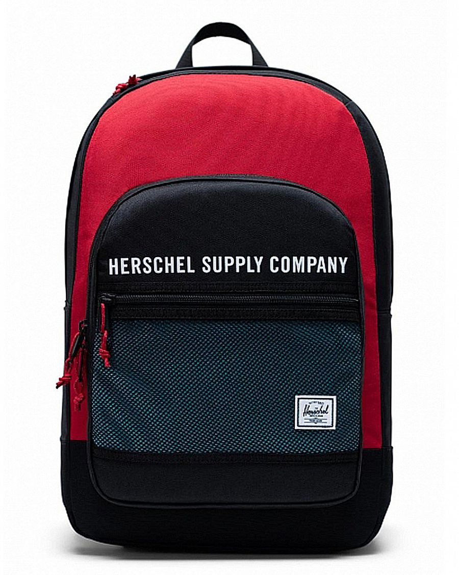 Рюкзак водоотталкивающий с отделом для 15 ноутбука Herschel Kaine Black Red отзывы Рюкзак водоотталкивающий с отделом для 15 ноутбука Herschel Kaine Black Red отзывы