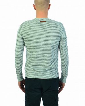 Футболка лонгслив мужская Naketano Hosenpuper Langen Nasty Mint melange Футболка лонгслив мужская Naketano Hosenpuper Langen Nasty Mint melange